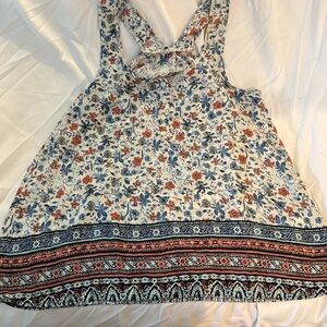 Sm women’s sheer tank floral